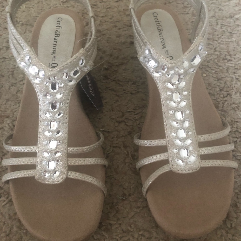 Croft and borrow wedge sandal 8.5